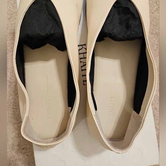 Khaite Marcy Flats Cream 37.5 Women's - Picture 6 of 11